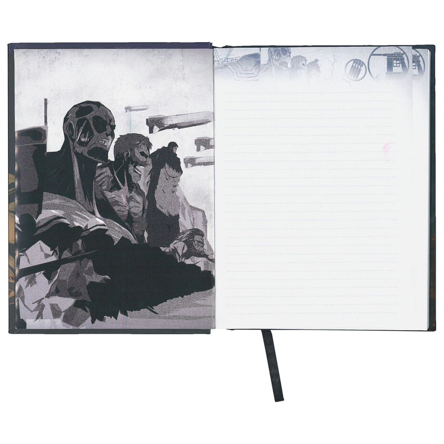 Attack on Titans Strugglen Notebook with light product photo
