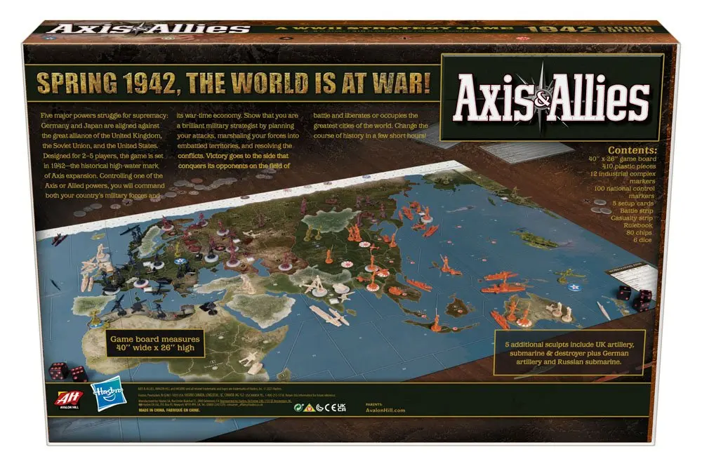 Avalon Hill Board Game Axis &amp; Allies 1942 english product photo