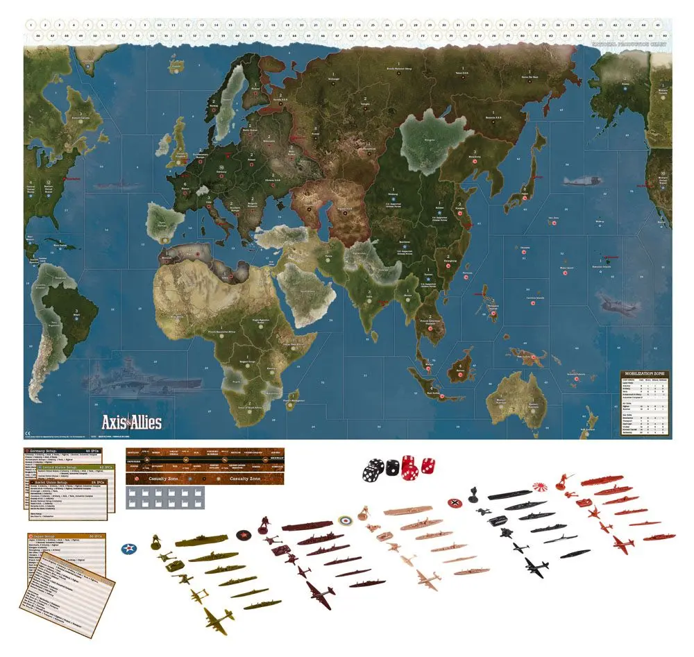 Avalon Hill Board Game Axis &amp; Allies 1942 english product photo