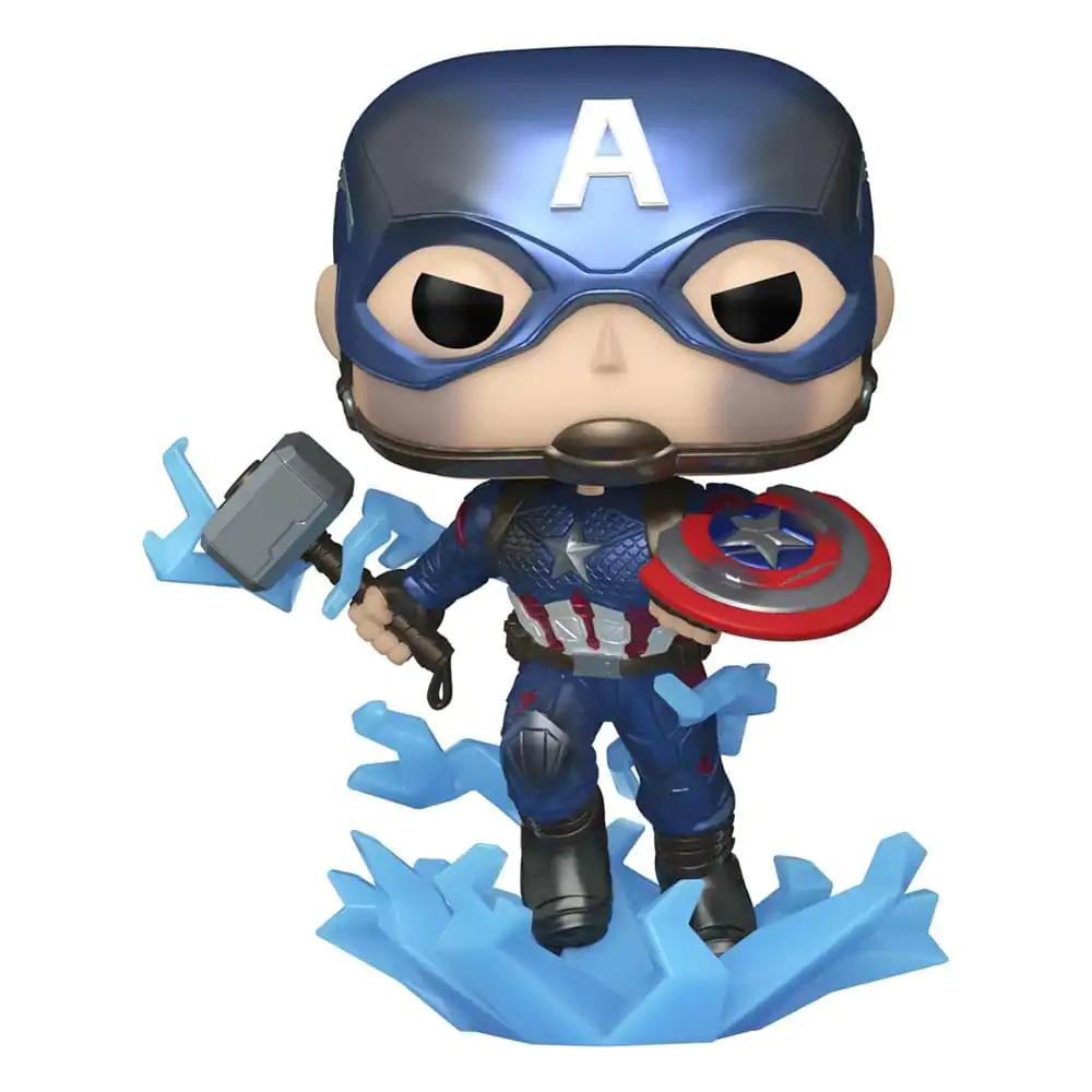 Avangers Endgame POP! Vinyl Figure Captain America w/Hammer (GW) (MT) 9 cm product photo