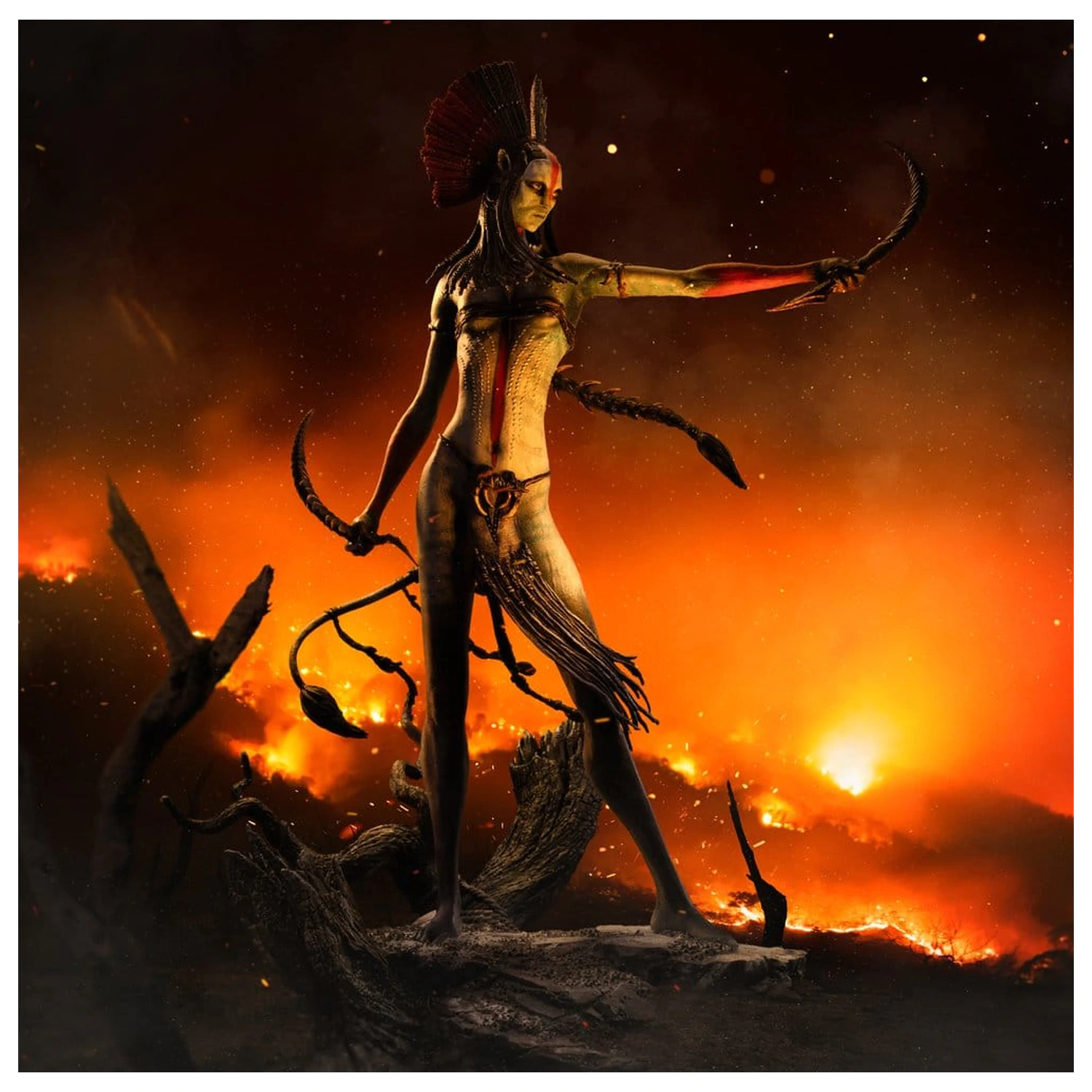 Avatar 3: Fire and Ash Art Scale Statue 1/10 Varang 38 cm product photo