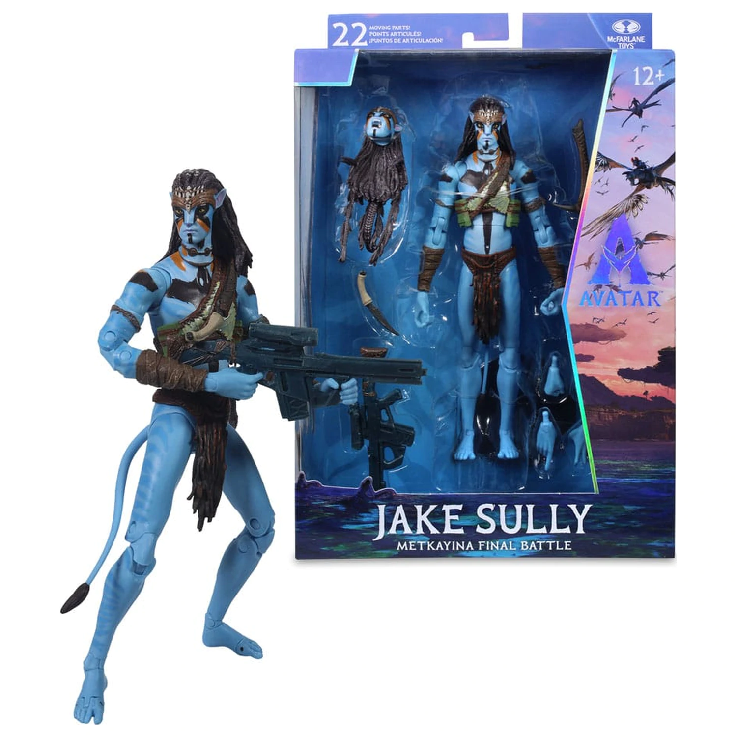 Avatar: Fire and Ash Action Figure Jake Sully (Metkayina Final Battle) 18 cm product photo