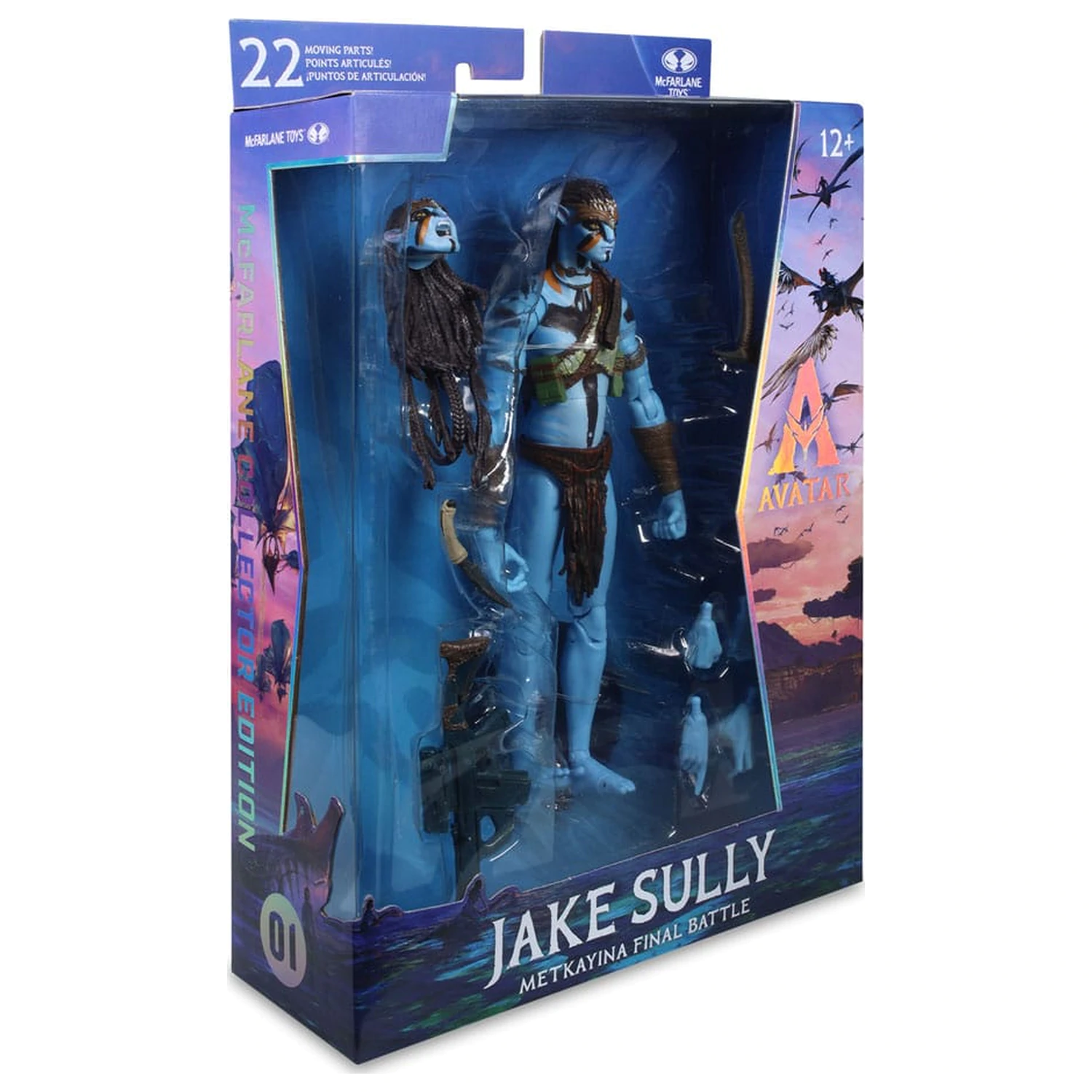Avatar: Fire and Ash Action Figure Jake Sully (Metkayina Final Battle) 18 cm product photo