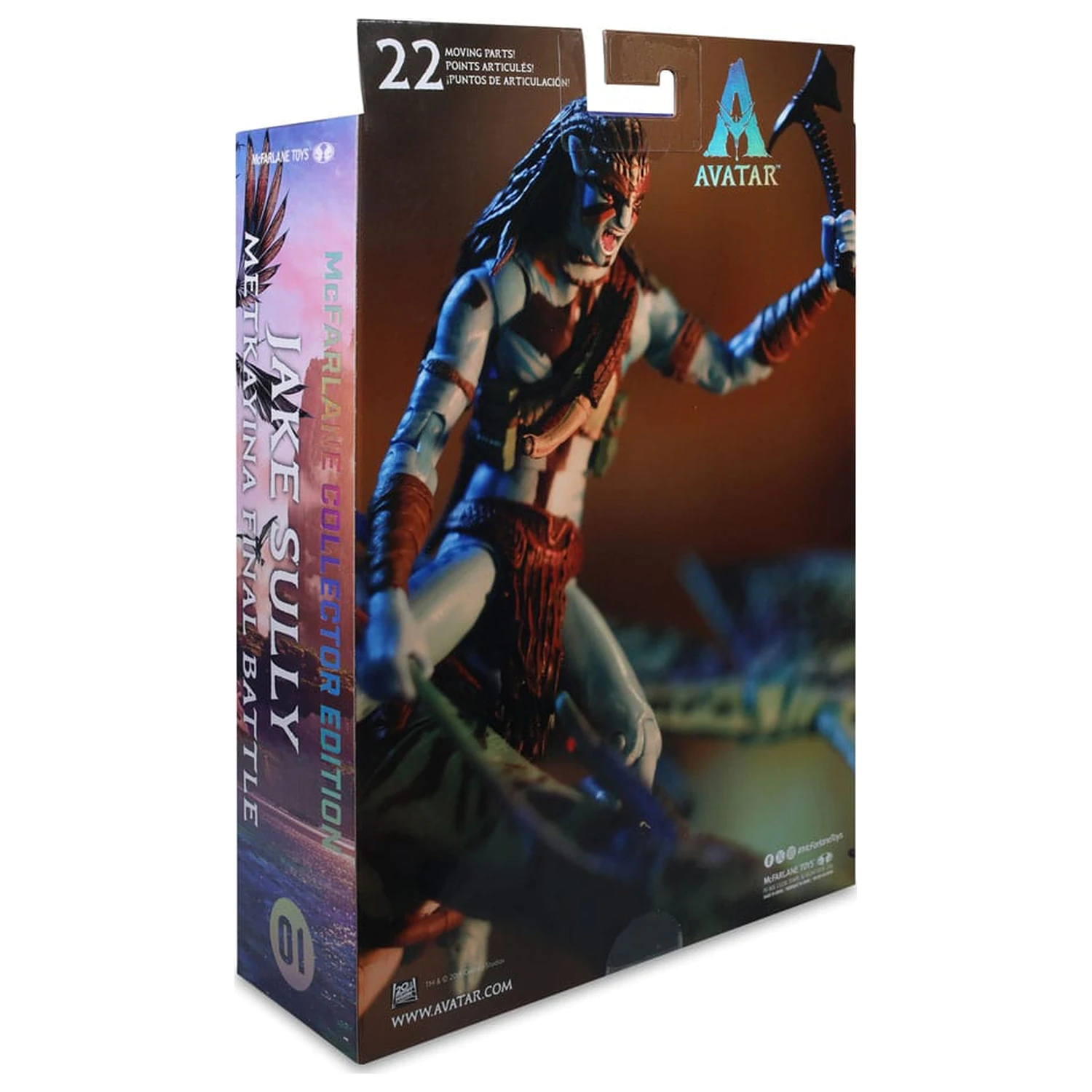 Avatar: Fire and Ash Action Figure Jake Sully (Metkayina Final Battle) 18 cm product photo