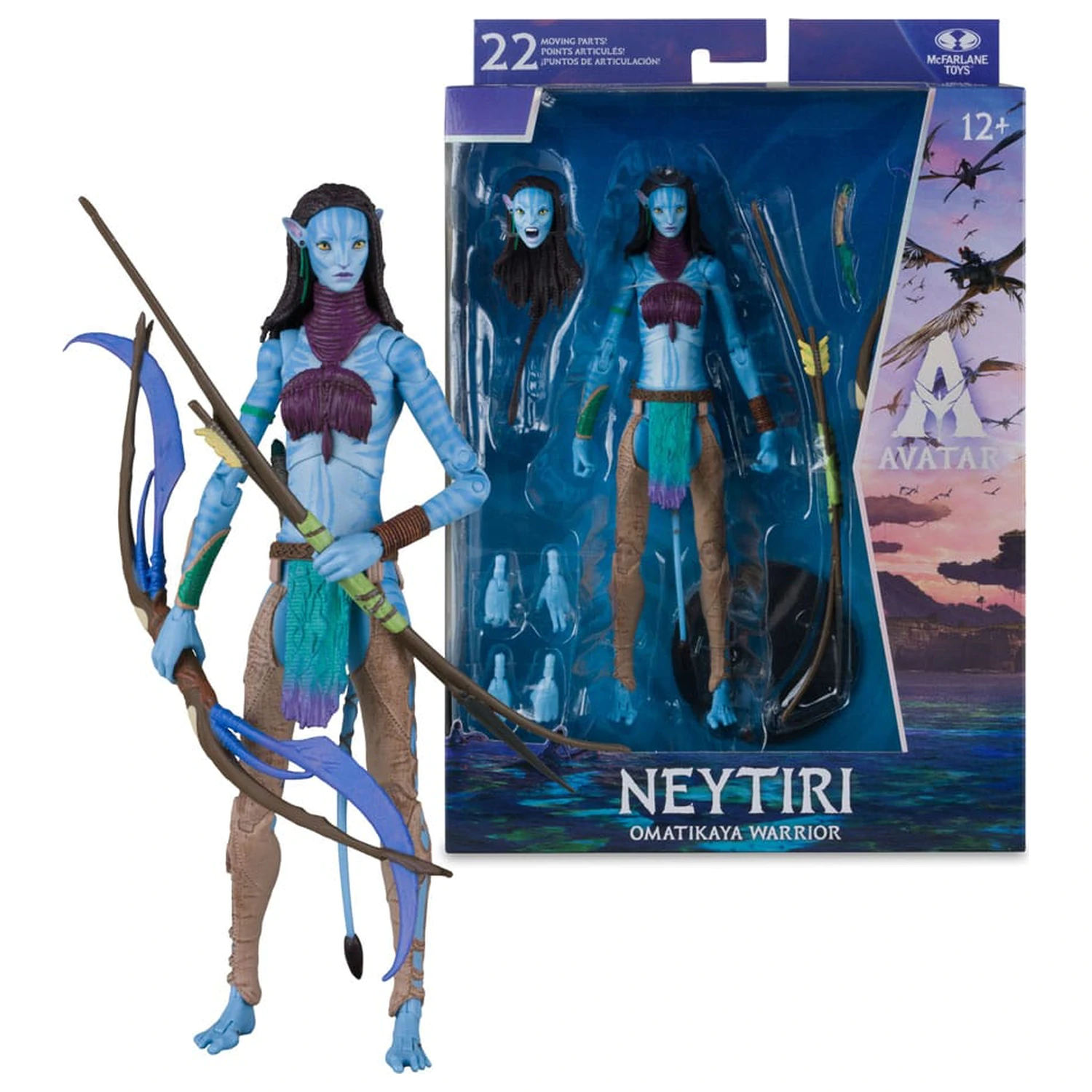  Avatar: Fire and Ash Action Figure Neytiri (Omatikaya Warrior) 18 cm product photo