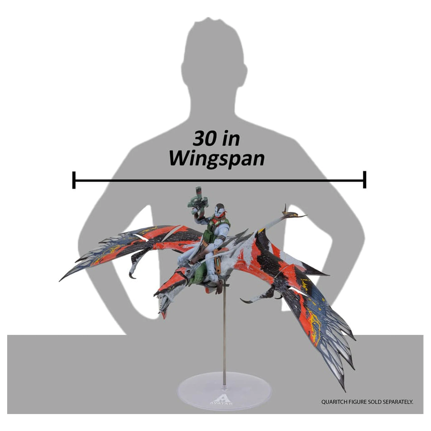 Avatar: Fire and Ash Action Figure Quaritch's new Banshee product photo