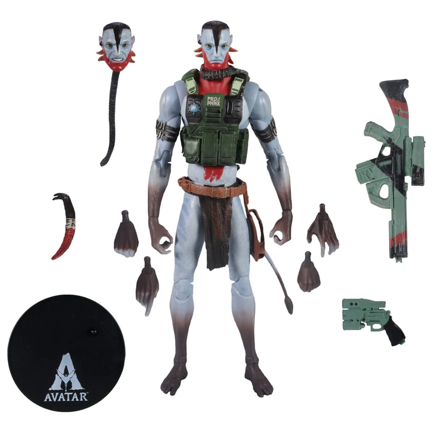 Avatar: Fire and Ash Action Figure Recom Quaritch (Ash Warrior) 18 cm product photo