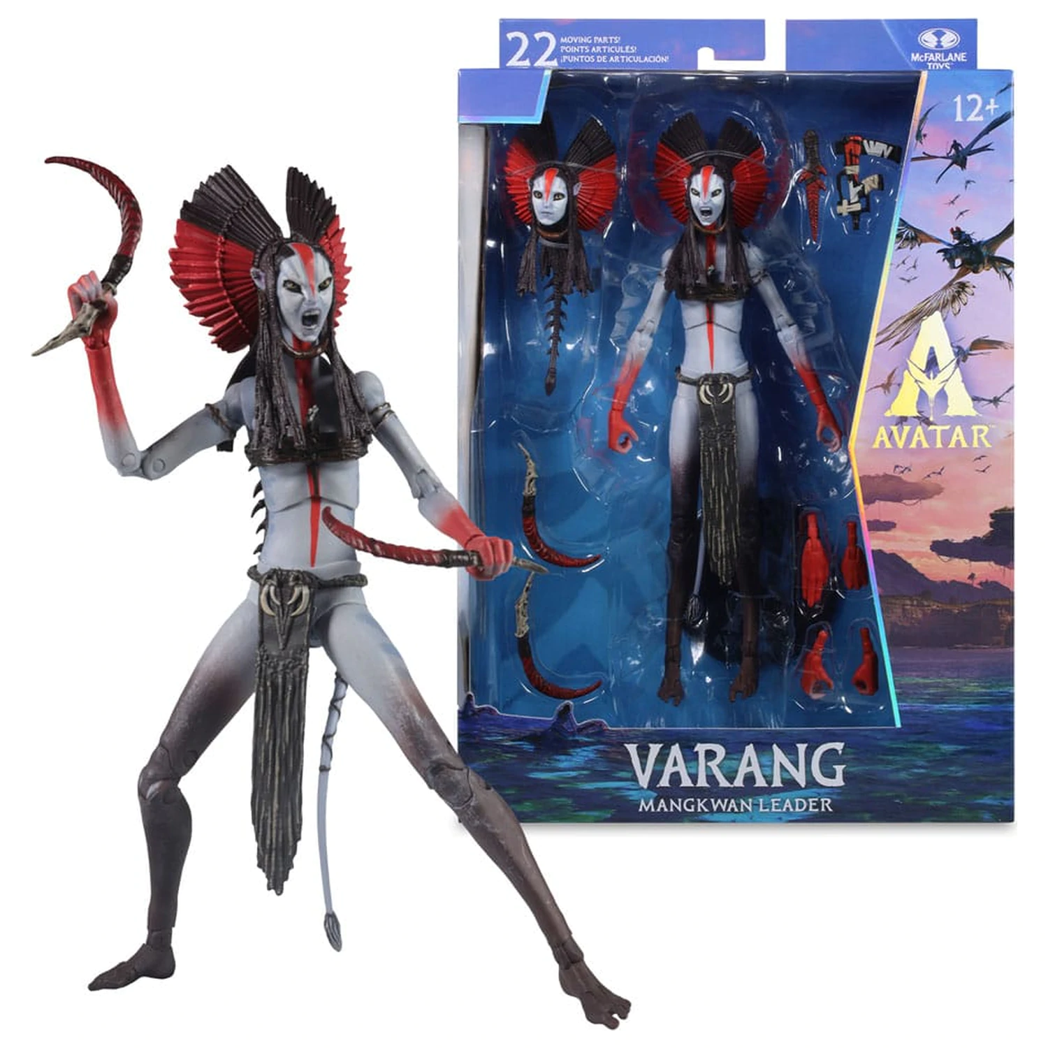  Avatar: Fire and Ash Action Figure Varang (Mangkwan Leader) 18 cm product photo