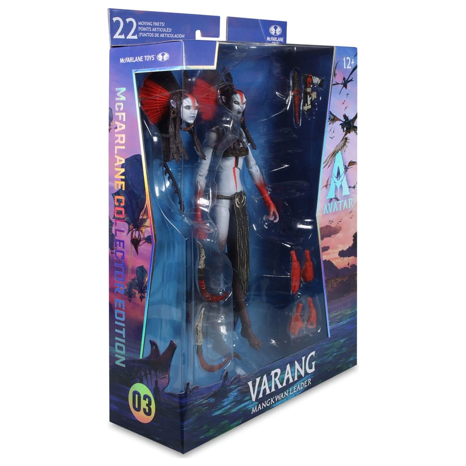  Avatar: Fire and Ash Action Figure Varang (Mangkwan Leader) 18 cm product photo