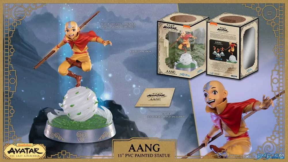 Avatar: The Last Airbender PVC Statue Aang Standard Edition 27 cm termékfotó