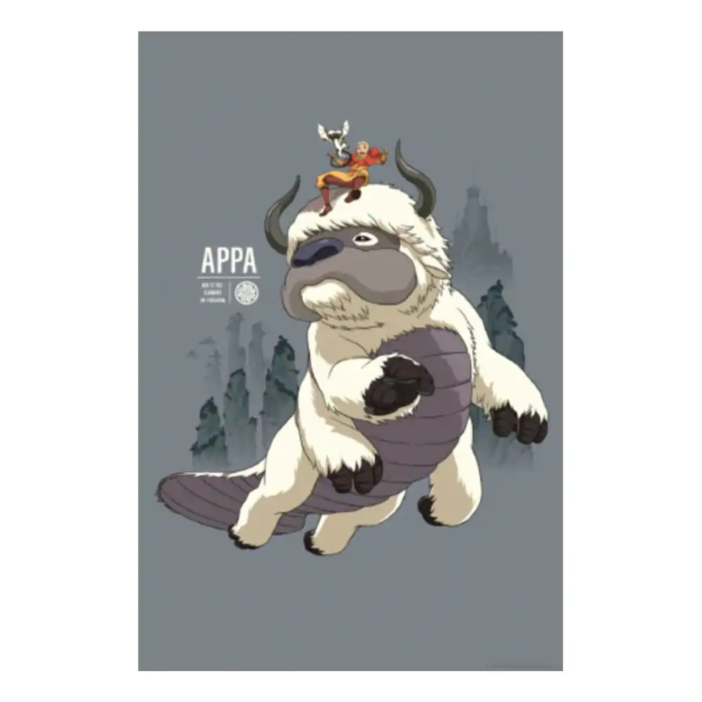 Avatar The Last Airbender Art Print Appa & Aang Limited Edition 42 x 30 cm product photo