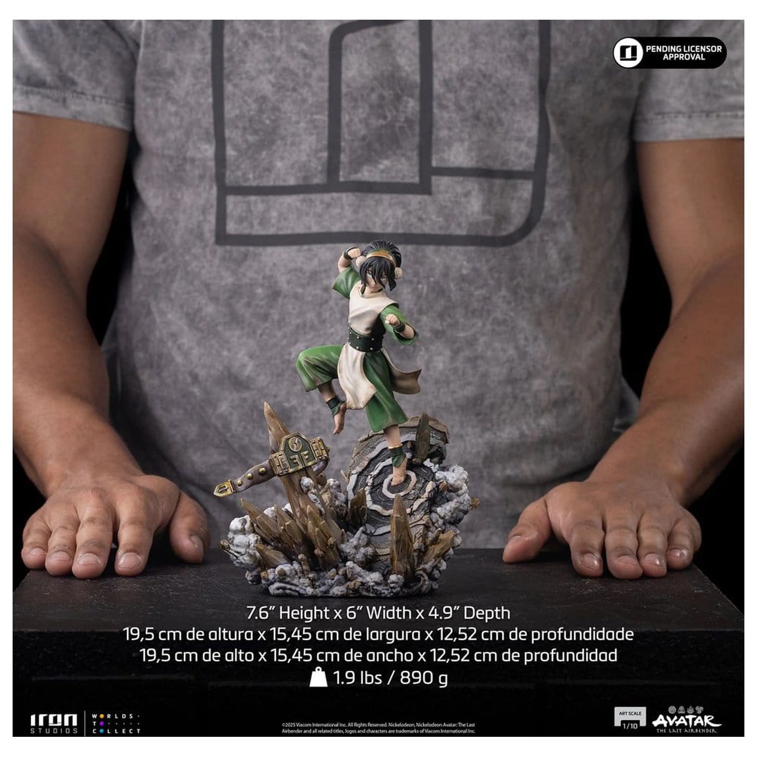 Avatar: The Last Airbender Art Scale Statue 1/10 Toph 20 cm  product photo