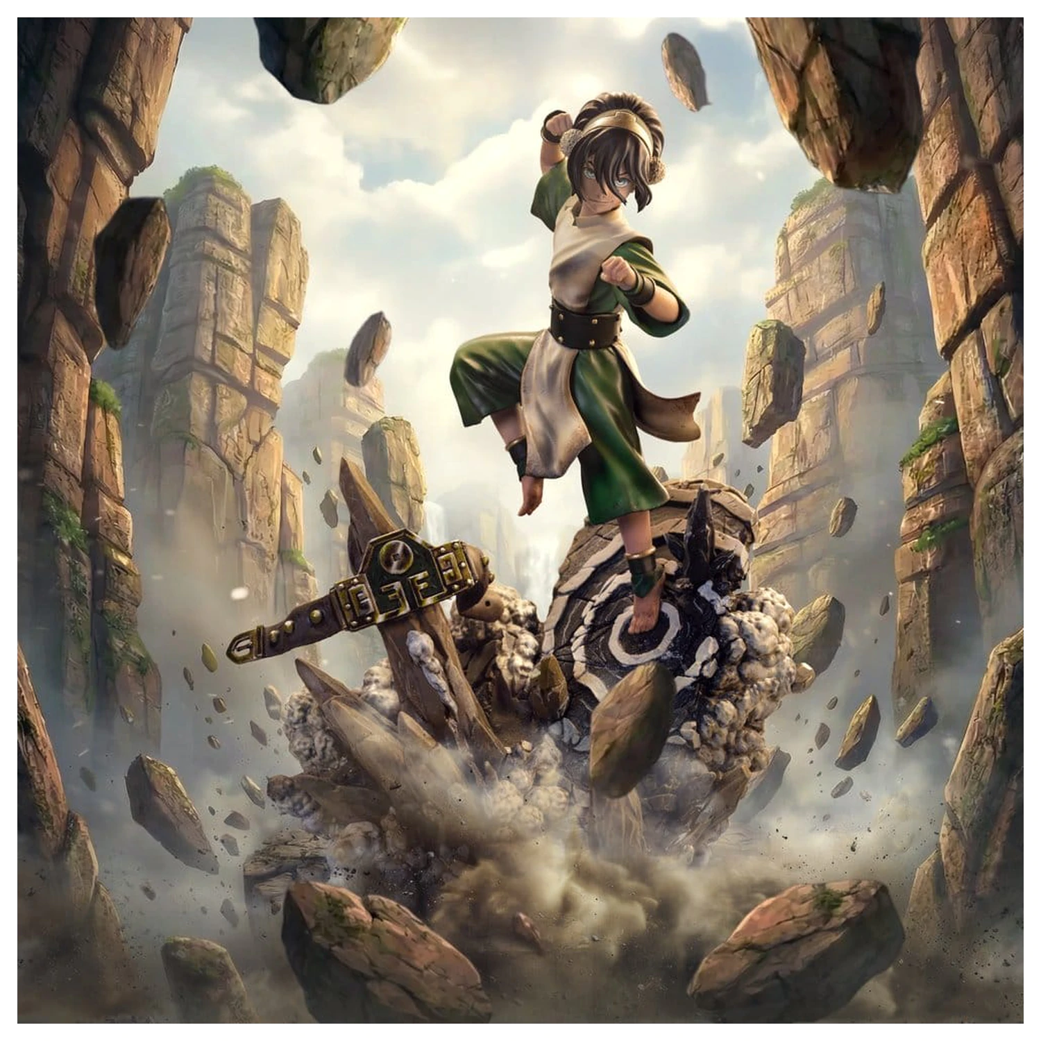 Avatar: The Last Airbender Art Scale Statue 1/10 Toph 20 cm  product photo