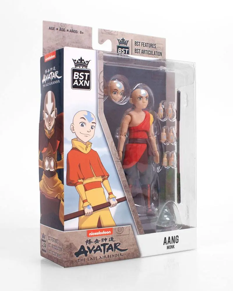 Avatar: The Last Airbender BST AXN Action Figure Aang Monk 13 cm product photo