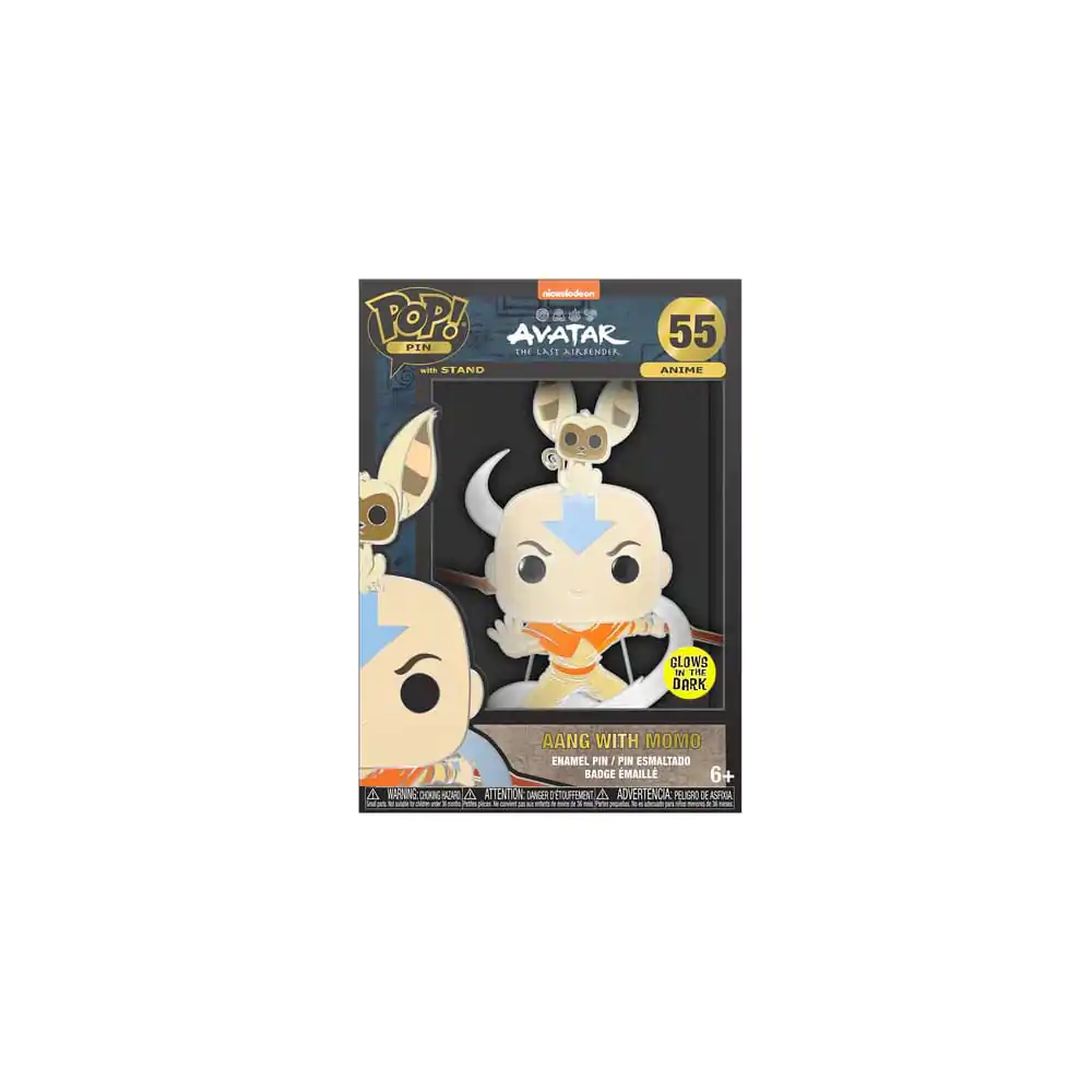 Avatar The Last Airbender Loungefly POP! Enamel Pin Aang 10 cm product photo