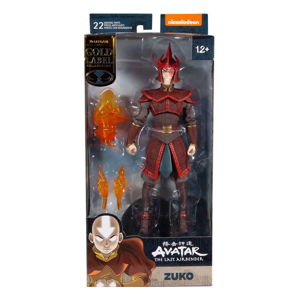 Avatar: The Last Airbender Action Figure Prince Zuko Helmeted (Gold Series) 18 cm product photo