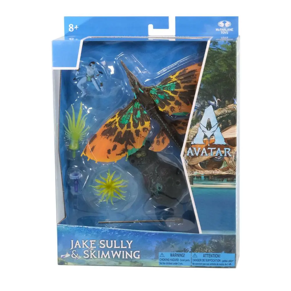 Avatar: The Way of Water Deluxe Large Action Figures Jake Sully & Skimwing termékfotó