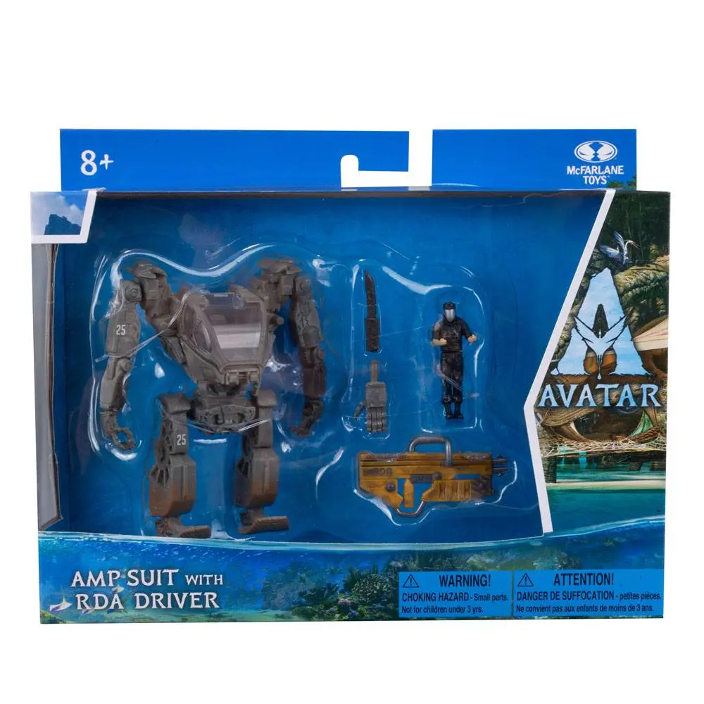Avatar: The Way of Water Deluxe Medium Action Figures Amp Suit with RDA Driver product photo