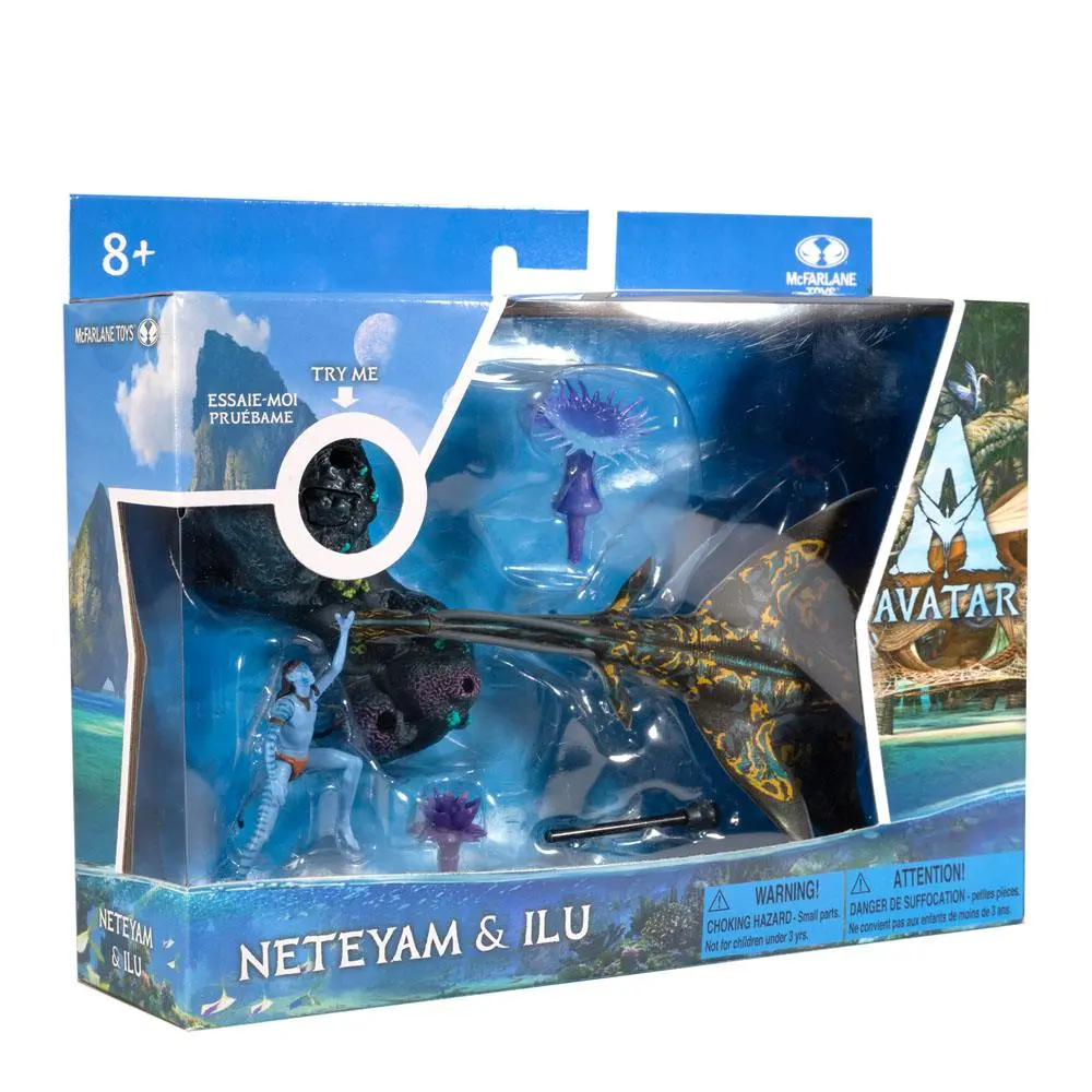 Avatar: The Way of Water Deluxe Medium Action Figures Neteyam & Ilu termékfotó