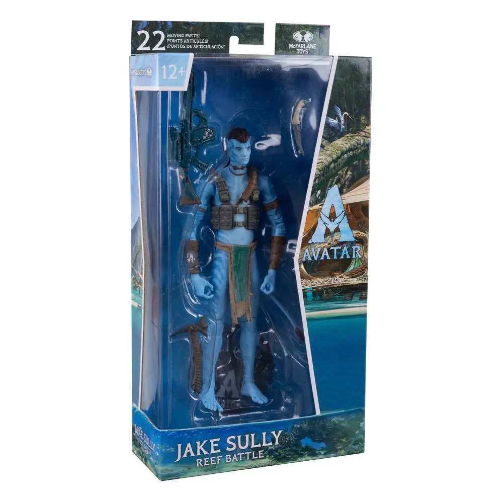 Avatar: The Way of Water Action Figure Jake Sully (Reef Battle) 18 cm product photo
