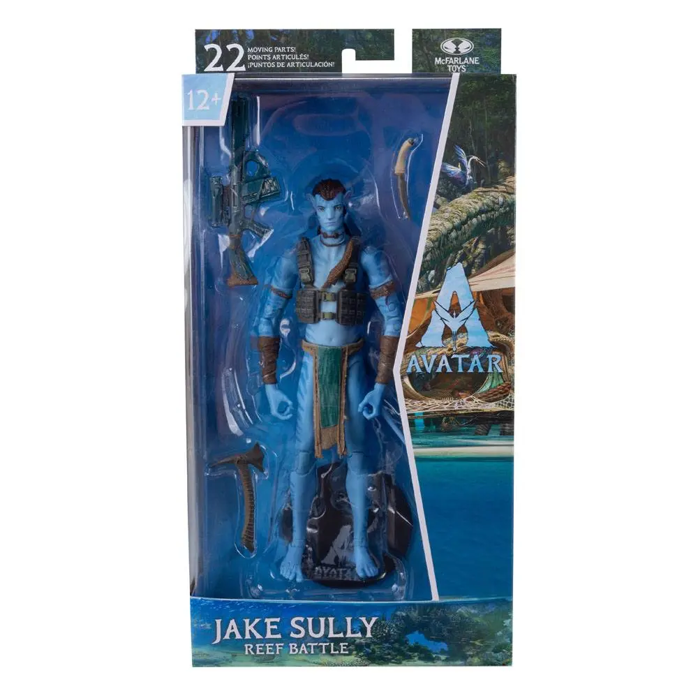 Avatar: The Way of Water Action Figure Jake Sully (Reef Battle) 18 cm product photo