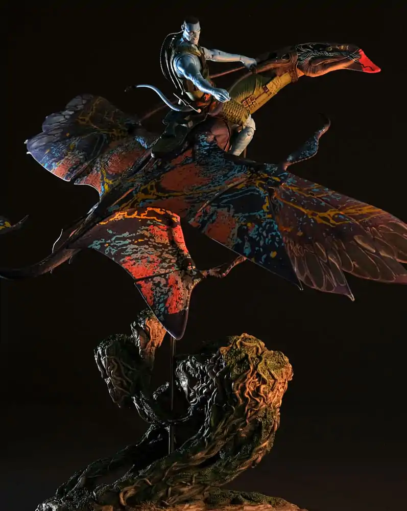 Avatar: The Way of Water Action Figure Recom Quaritch & RDA Banshee (Gold Label)  product photo