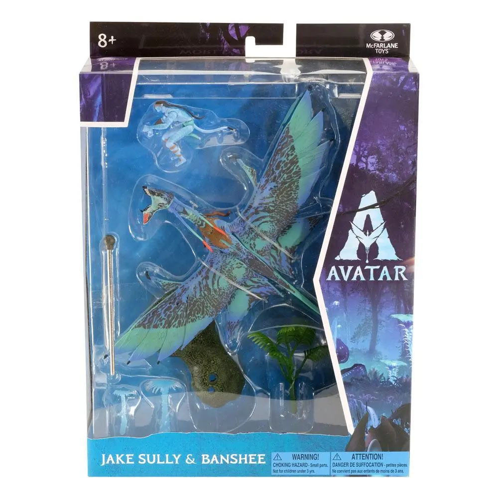 Avatar W.O.P Deluxe Large Action Figures Jake Sully & Banshee termékfotó