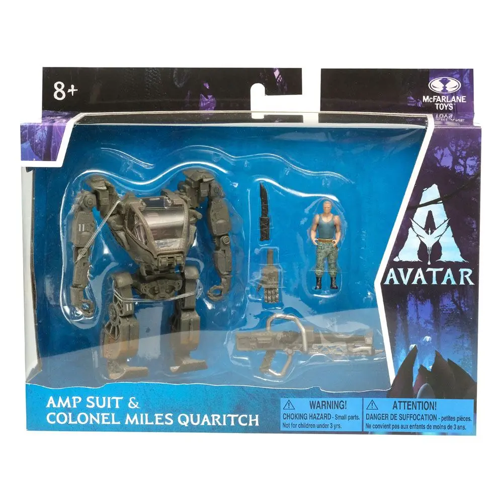 Avatar W.O.P Deluxe Medium Action Figures Amp Suit & Colonel Miles Quaritch termékfotó