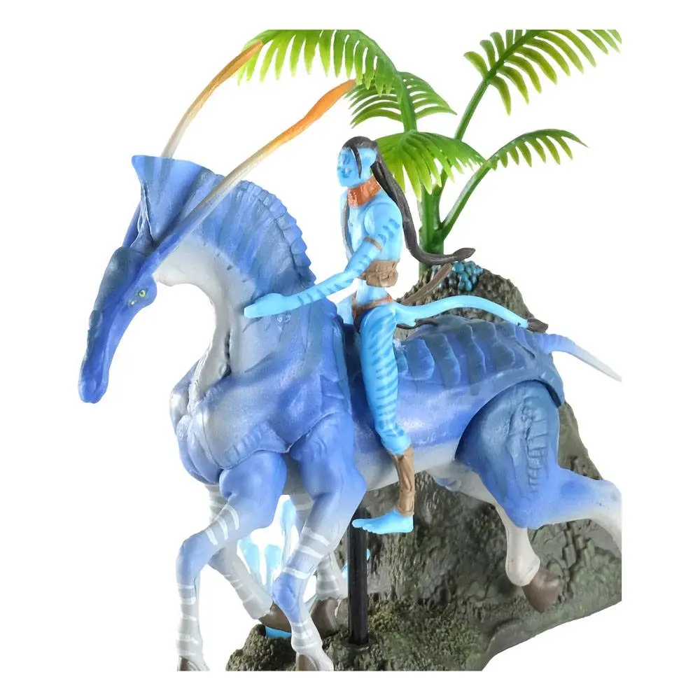 Avatar W.O.P Deluxe Medium Action Figures Tsu'tey &amp; Direhorse product photo