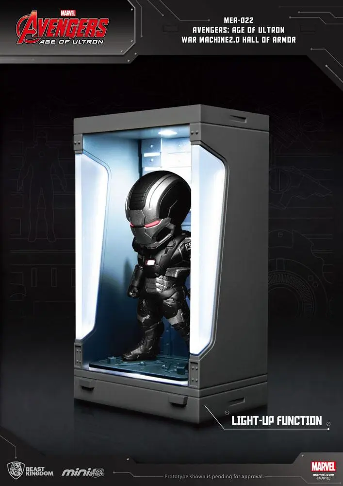 Avengers Age of Ultron Mini Egg Attack Action Figure Hall of Armor War Machine 2.0 8 cm product photo