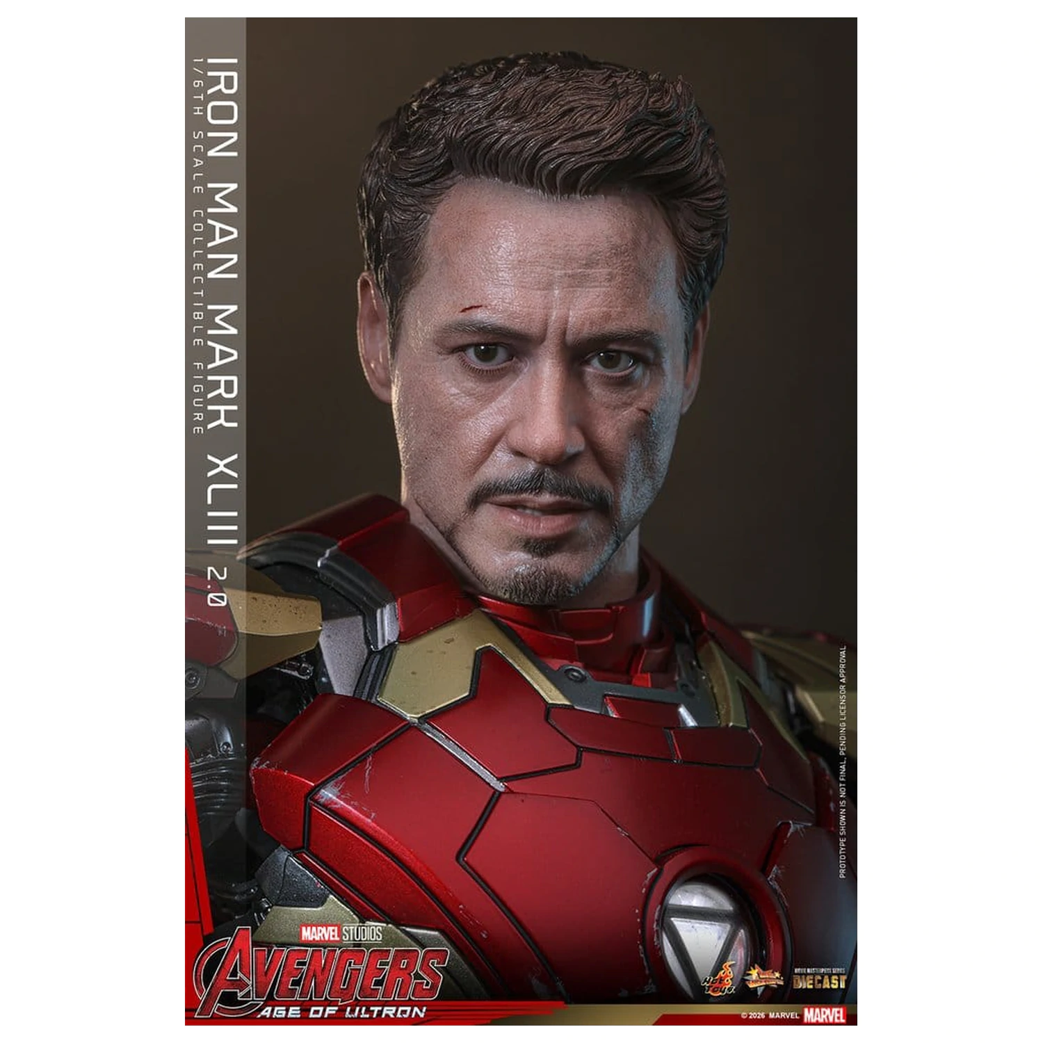 Avengers: Age of Ultron Movie Masterpiece Diecast Action Figure 1/6 Iron Man Mark XLIII (2.0) 32 cm product photo