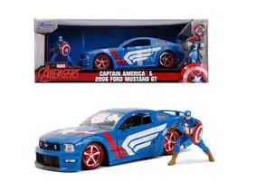 Avengers Diecast Model 1/24 2006 Ford Mustang GT Captain America product photo