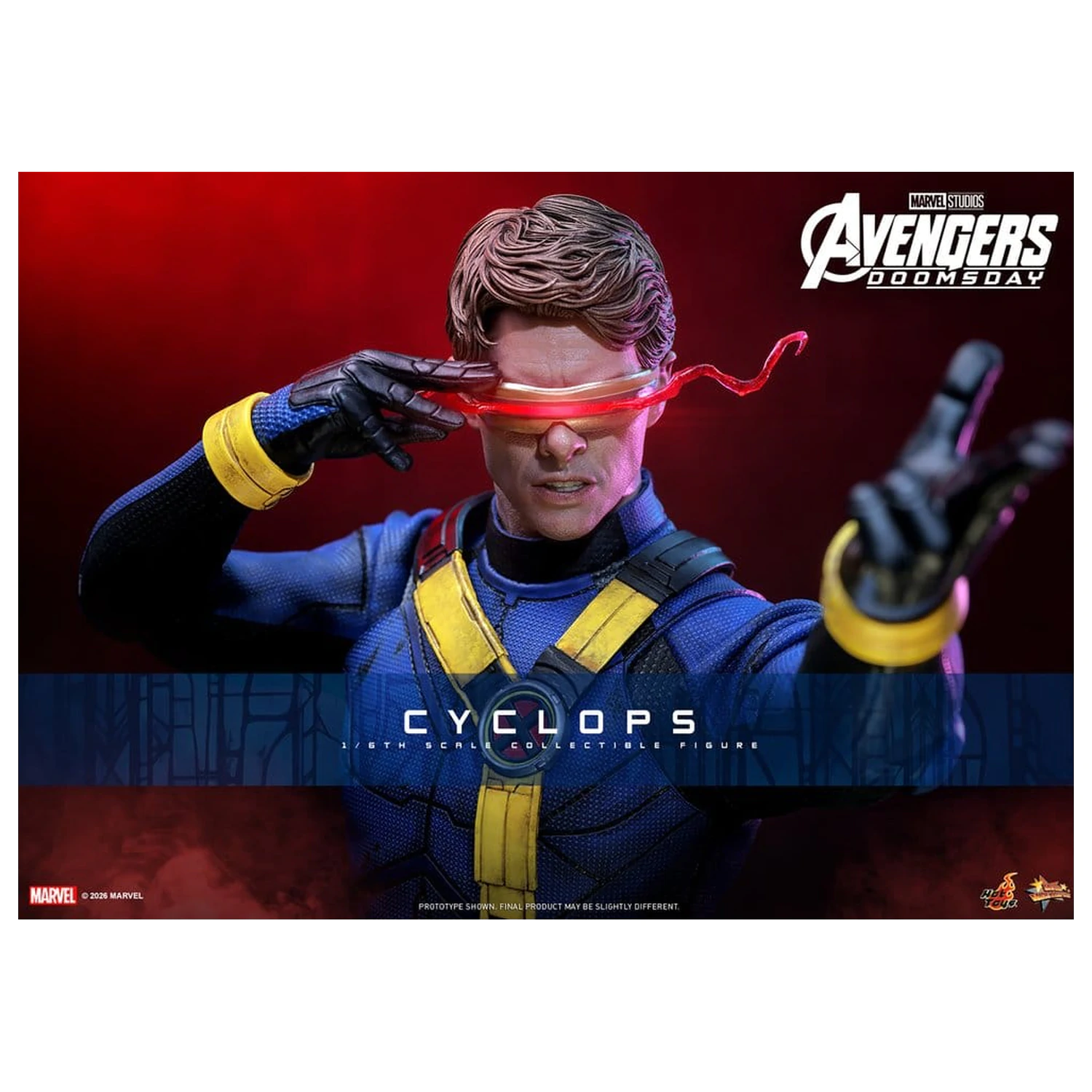 Avengers: Doomsday Movie Masterpiece Action Figure 1/6 Cyclops 30 cm product photo