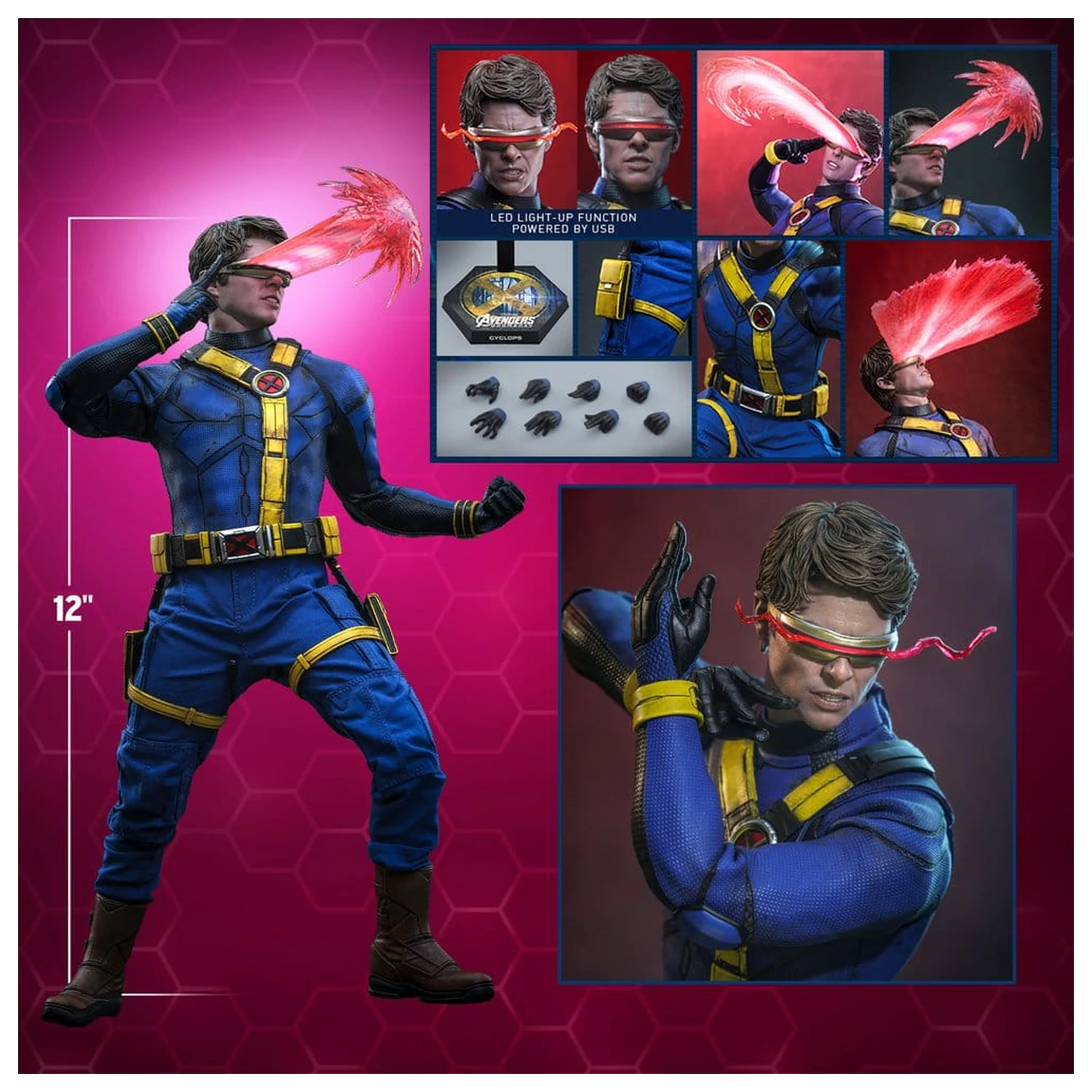 Avengers: Doomsday Movie Masterpiece Action Figure 1/6 Cyclops 30 cm product photo