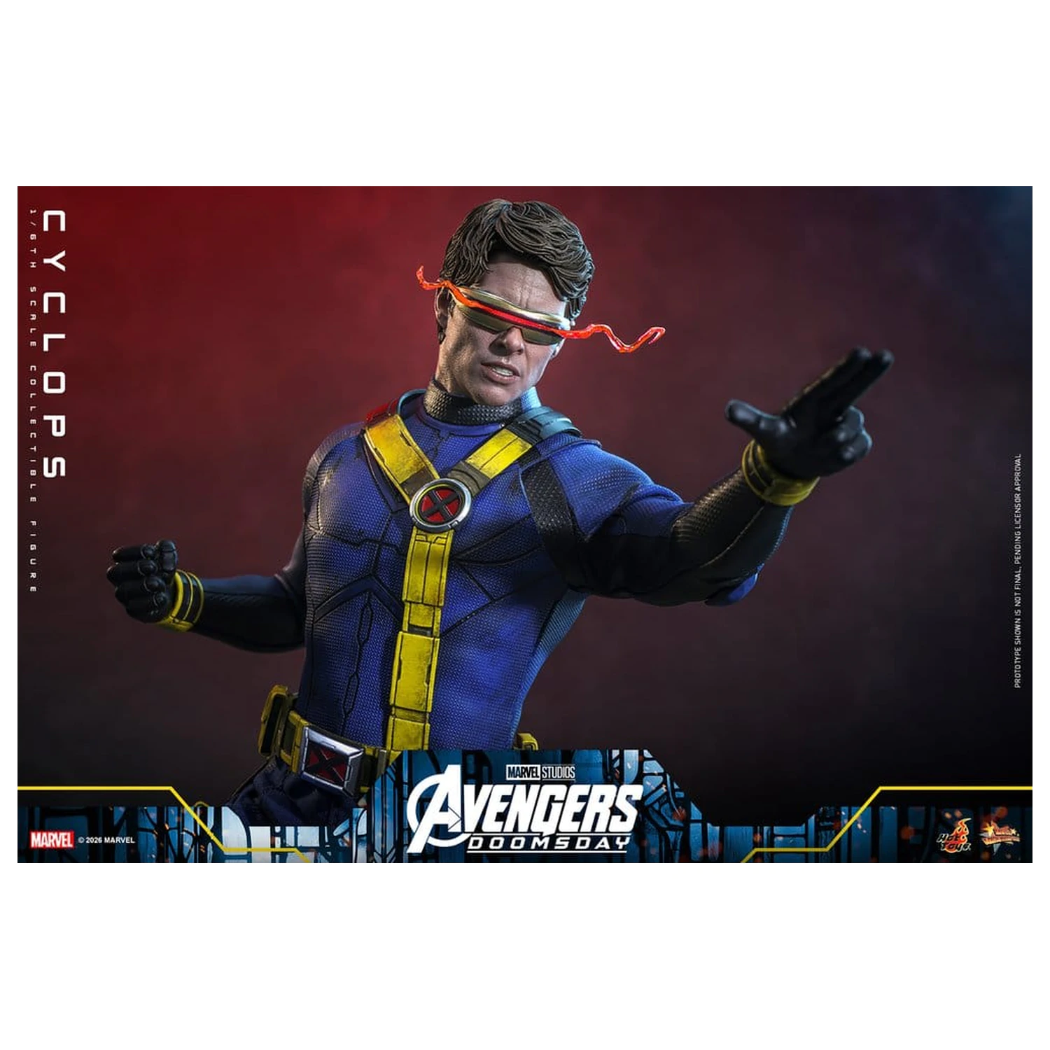 Avengers: Doomsday Movie Masterpiece Action Figure 1/6 Cyclops 30 cm product photo