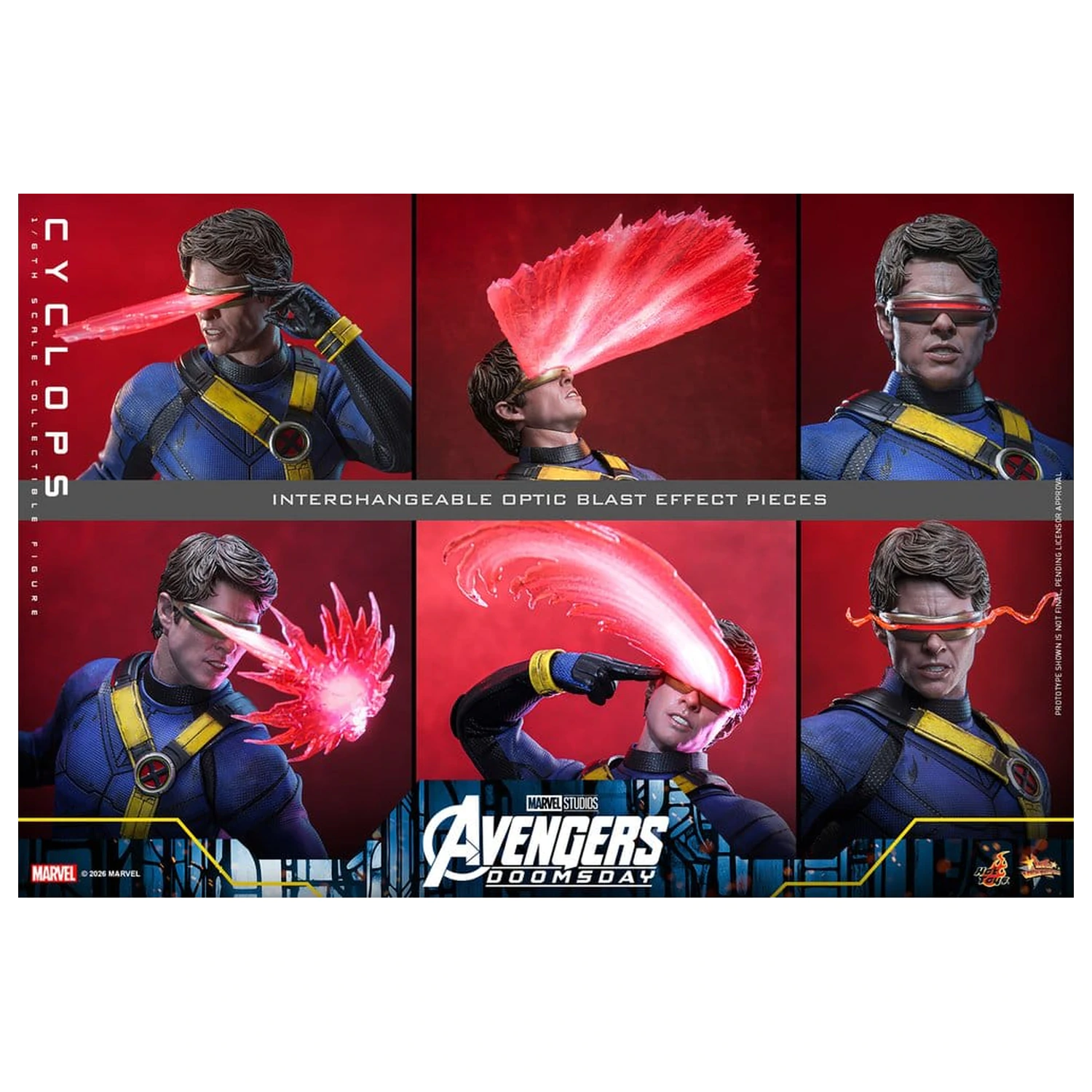 Avengers: Doomsday Movie Masterpiece Action Figure 1/6 Cyclops 30 cm product photo