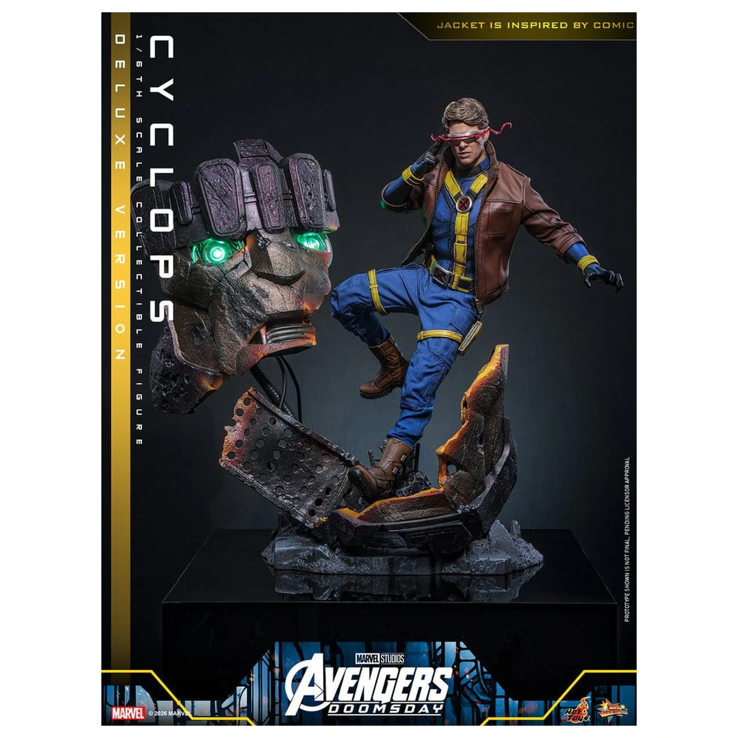 Avengers: Doomsday Movie Masterpiece Action Figure 1/6 Cyclops (Deluxe Version) 30 cm product photo