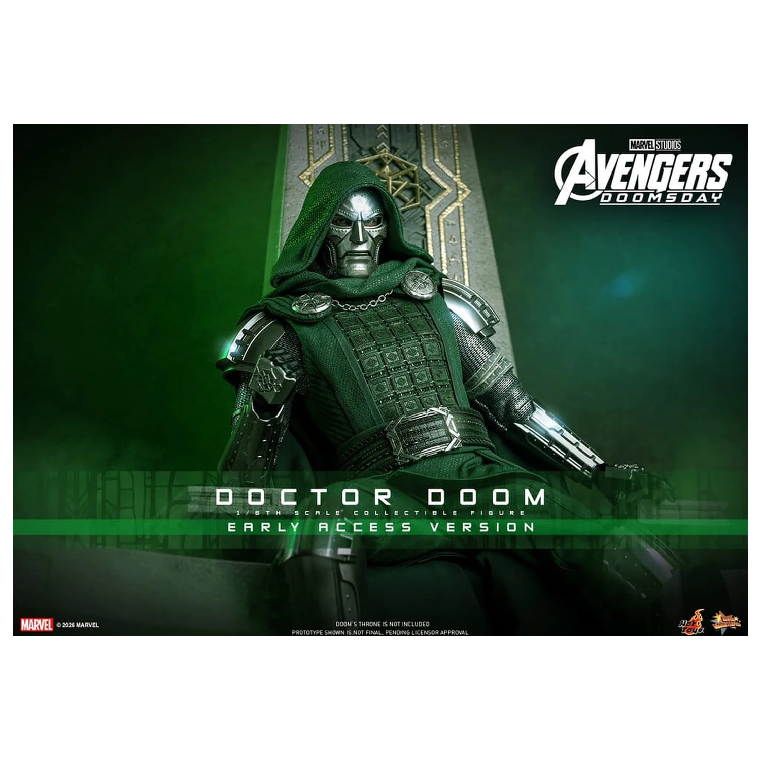 Avengers: Doomsday Movie Masterpiece Action Figure 1/6 Doctor Doom 31 cm product photo