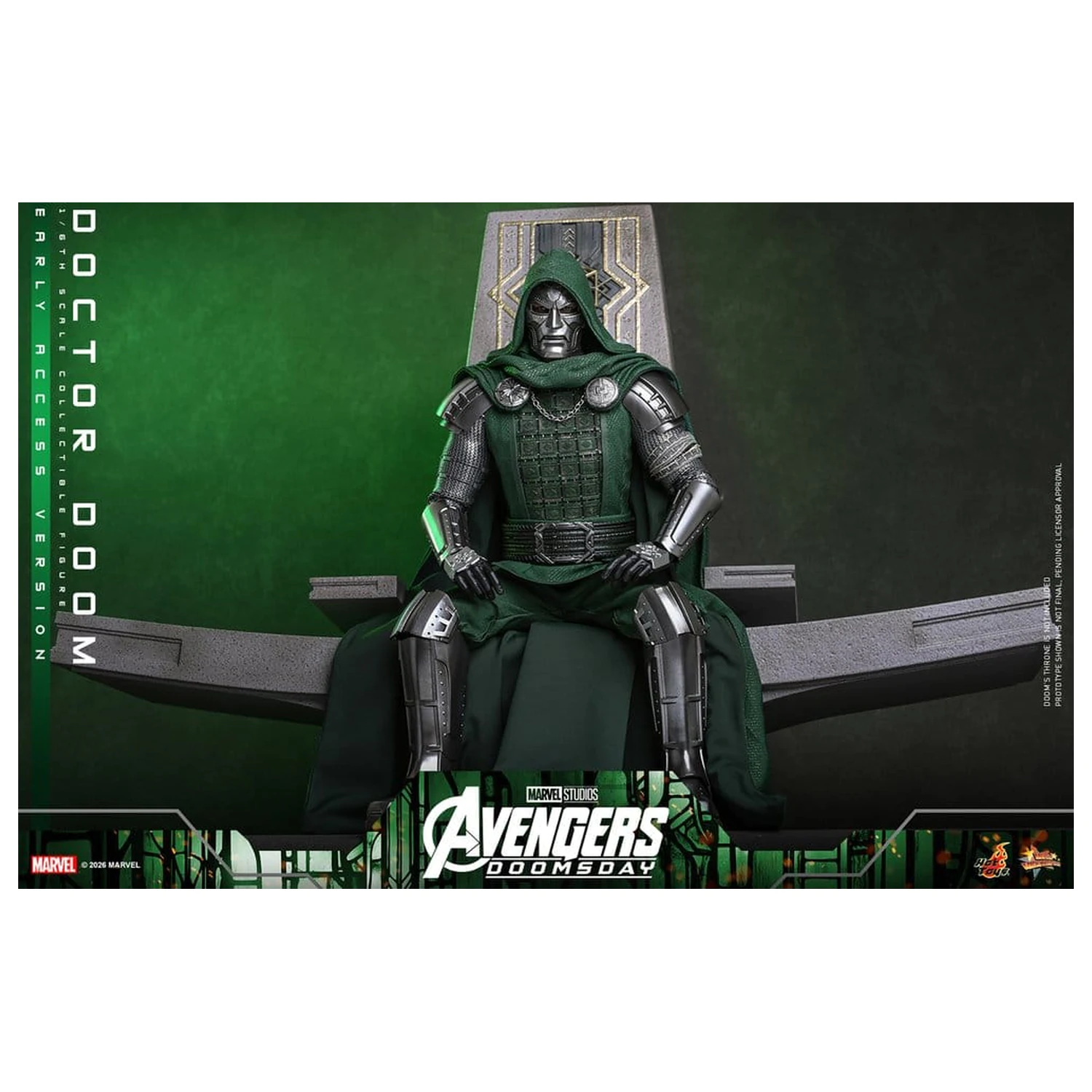 Avengers: Doomsday Movie Masterpiece Action Figure 1/6 Doctor Doom 31 cm product photo
