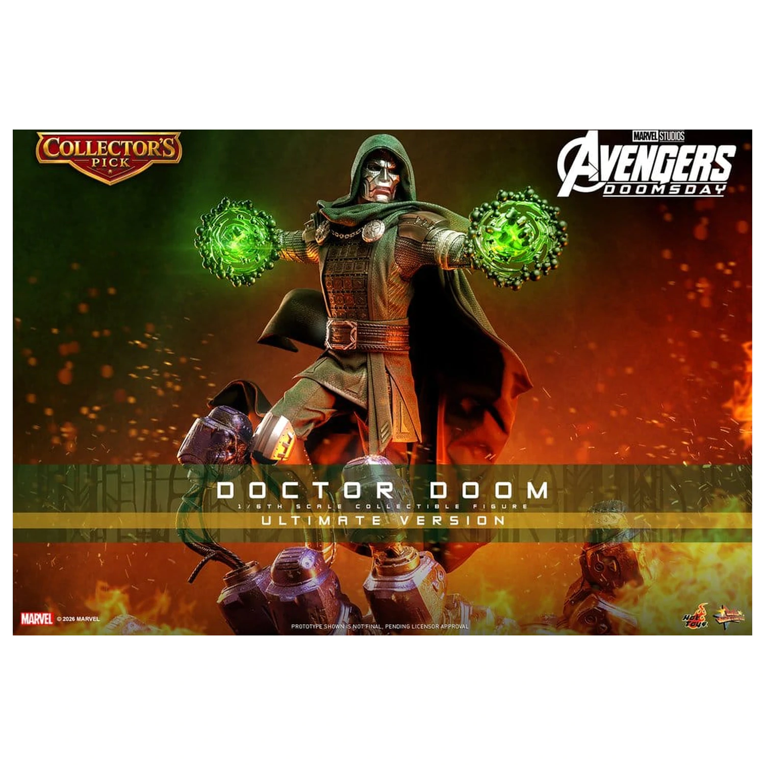 Avengers: Doomsday Movie Masterpiece Action Figure 1/6 Doctor Doom (Ultimate Version) 31 cm product photo