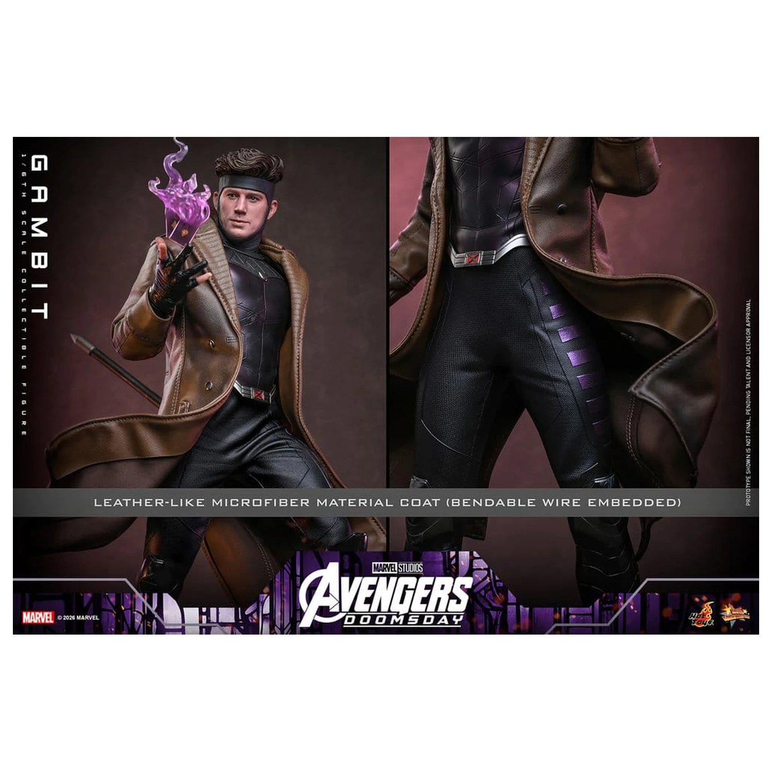 Avengers: Doomsday Movie Masterpiece Action Figure 1/6 Gambit 31 cm product photo