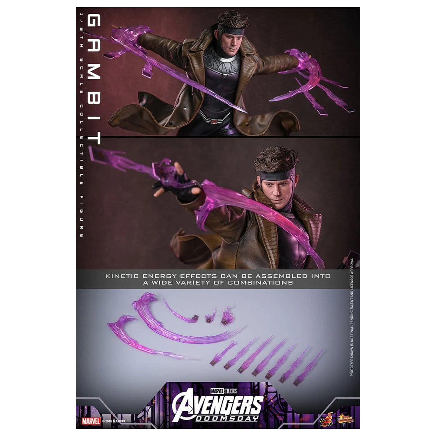 Avengers: Doomsday Movie Masterpiece Action Figure 1/6 Gambit 31 cm product photo