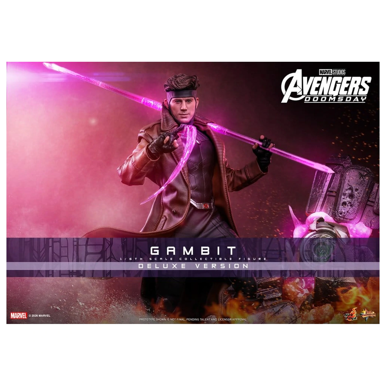 Avengers: Doomsday Movie Masterpiece Action Figure 1/6 Gambit (Deluxe Version) 31 cm product photo