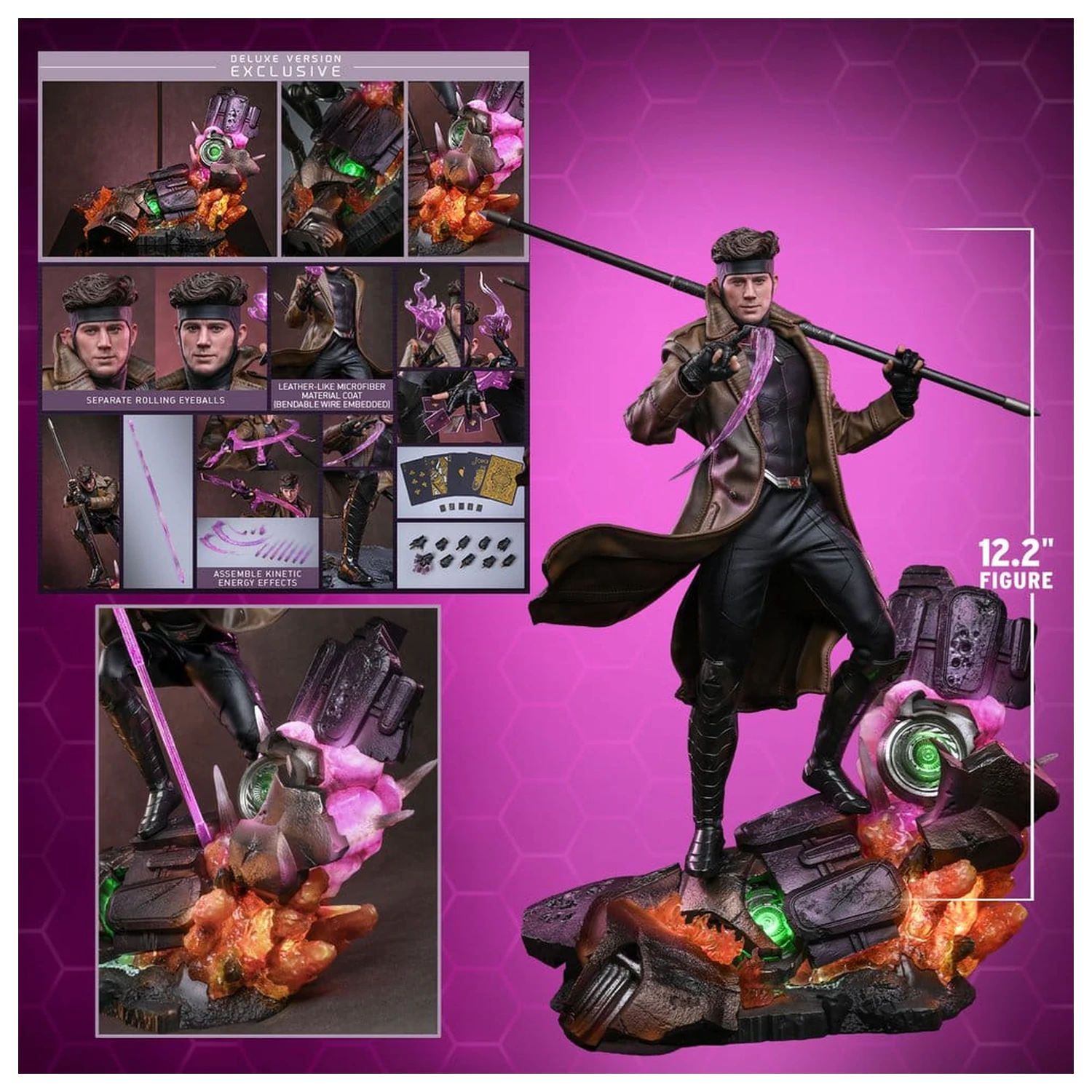 Avengers: Doomsday Movie Masterpiece Action Figure 1/6 Gambit (Deluxe Version) 31 cm product photo