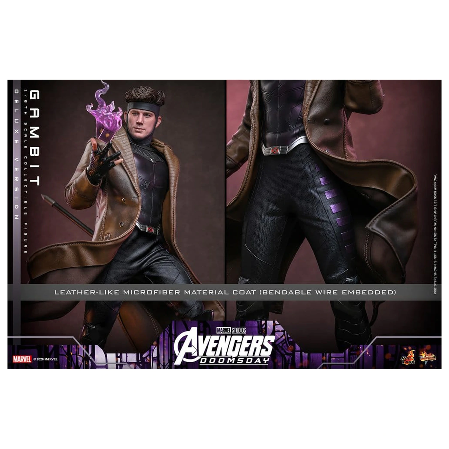 Avengers: Doomsday Movie Masterpiece Action Figure 1/6 Gambit (Deluxe Version) 31 cm product photo