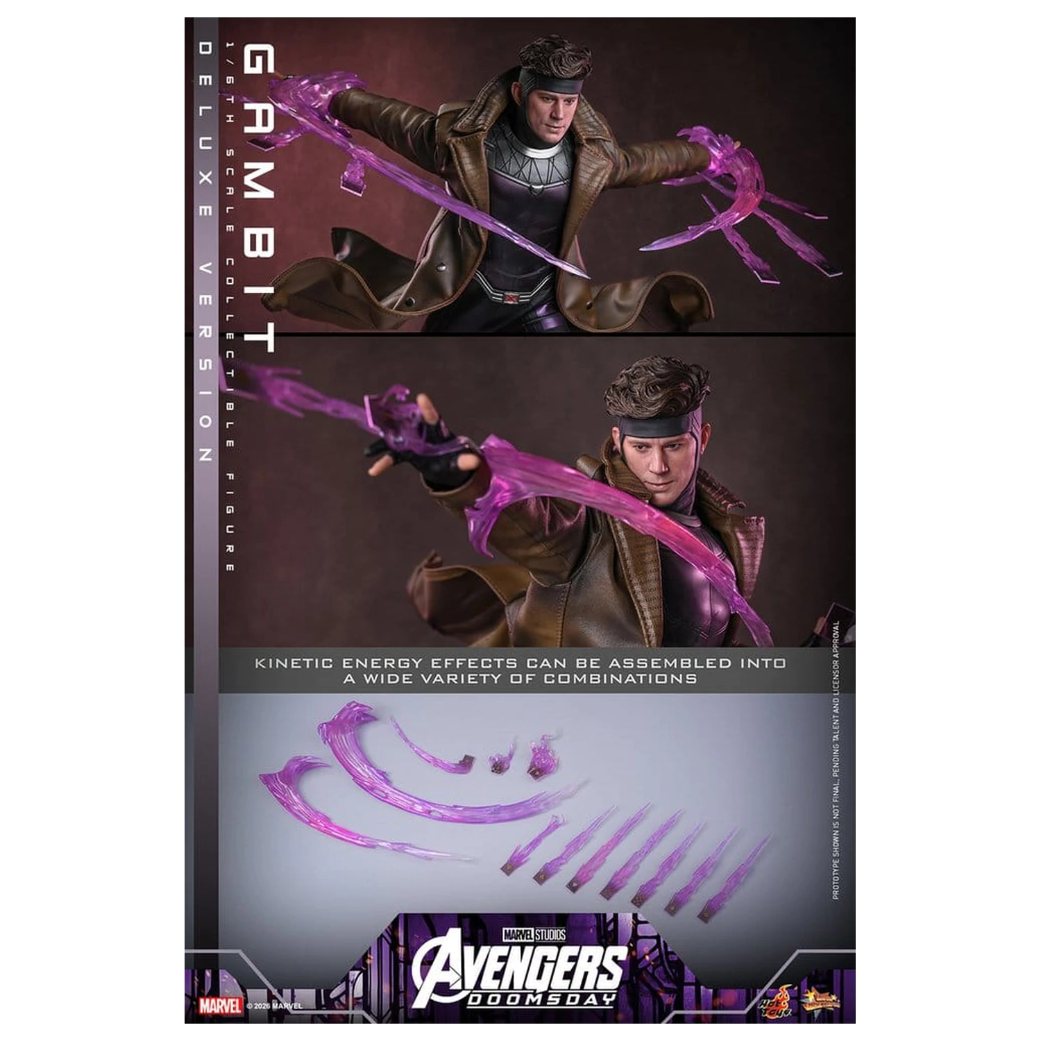 Avengers: Doomsday Movie Masterpiece Action Figure 1/6 Gambit (Deluxe Version) 31 cm product photo