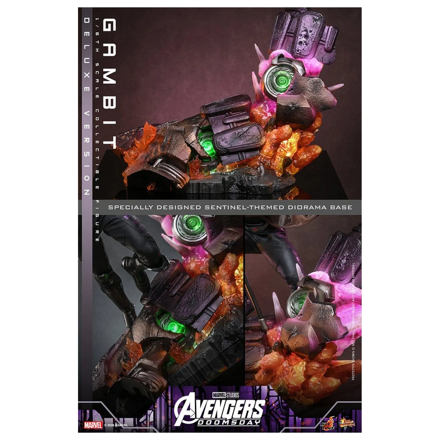 Avengers: Doomsday Movie Masterpiece Action Figure 1/6 Gambit (Deluxe Version) 31 cm product photo