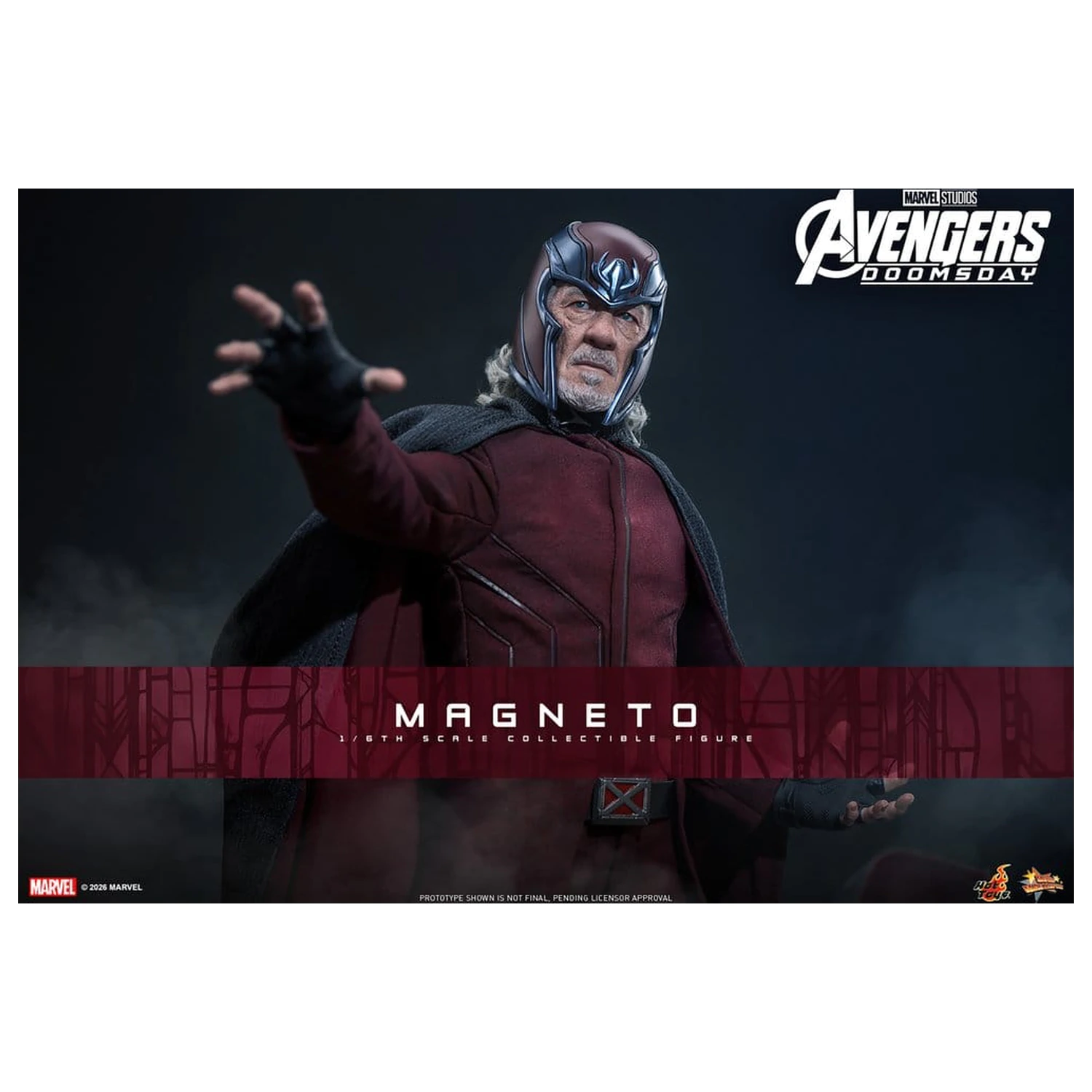 Avengers: Doomsday Movie Masterpiece Action Figure 1/6 Magneto 30 cm product photo