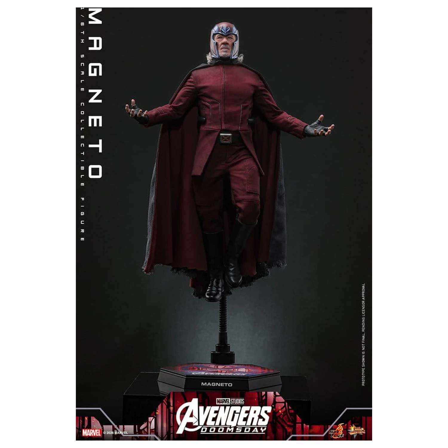 Avengers: Doomsday Movie Masterpiece Action Figure 1/6 Magneto 30 cm product photo