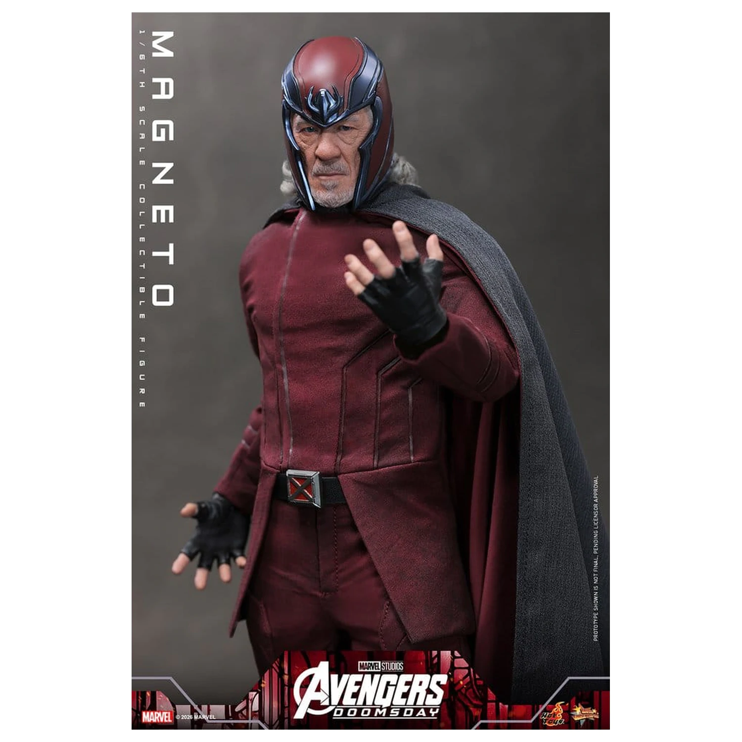 Avengers: Doomsday Movie Masterpiece Action Figure 1/6 Magneto 30 cm product photo